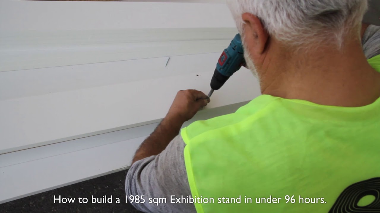 How to build a 1985 sqm exhibition stand in under 96 hours