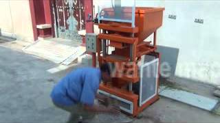 WT1 10 soil interlocking block machine