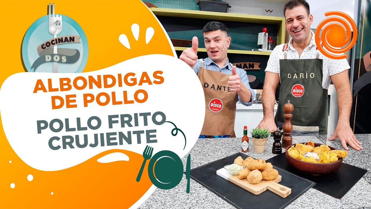 Cocinan Dos receta de pollo Kentucky y albóndigas de pollo YouTube