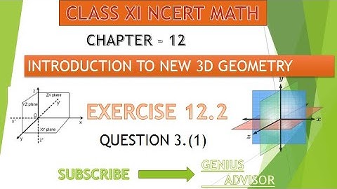 EX 12.2 QUESTION 3.1 NCERT MATH SOL. CLASS XI