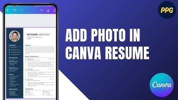 How to Add Photo in Canva Resume ?