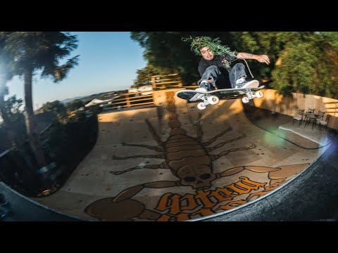 Milton Martinez - Quick Backyard Mini Ramp Session