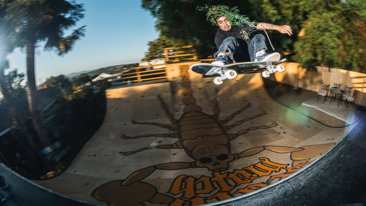 Milton Martinez - Quick Backyard Mini Ramp Session