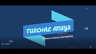 TUGAS 3 - ANSYS BRACKET - JHONSON P GULTOM (G1C018030)