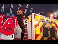 kane vs seth rollins ambulance match