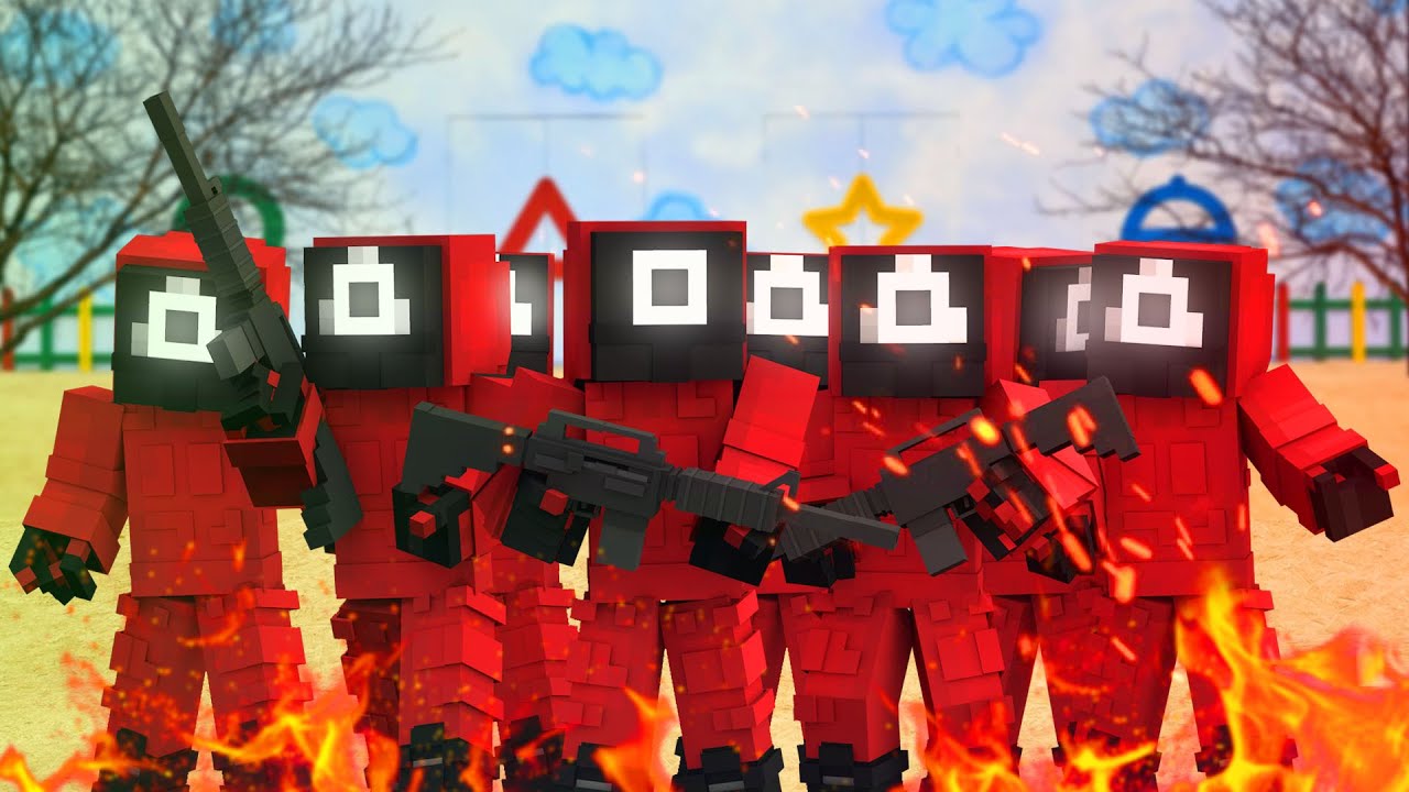 Майнкрафт фильм: "ИГРА В КАЛЬМАРА 2 СЕЗОН" Все серии. - YouTube