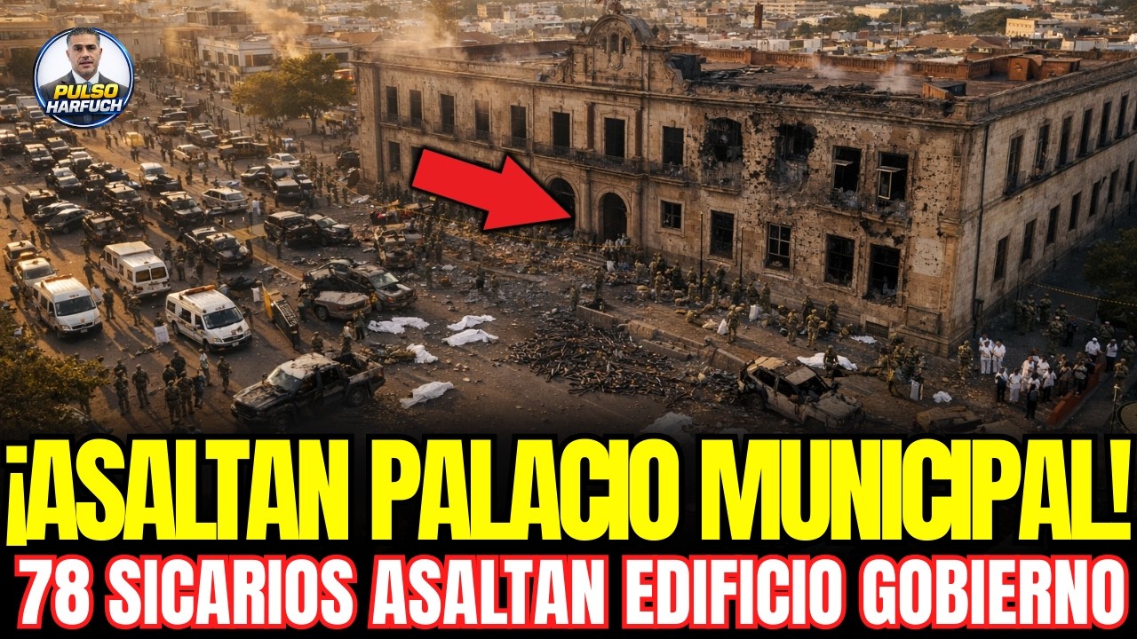 ¡ATAQUE en GUADALAJARA! 78 Sicarios ASALTAN Palacio Municipal y 320 MURCIÉLAGOS CONTRAATACAN