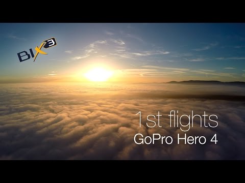 1st Flights GoPro Hero 4 Black | Bixler 3 RC Plane | FPV