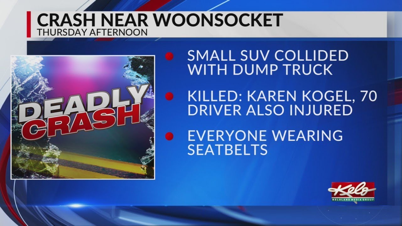 Woonsocket woman killed in dump truck crash - YouTube
