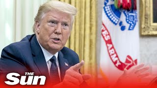 Donald Trump's shock at George Floyd arrest 'what I've seen is not good' and is 'not happy' China