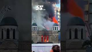 Historic Toronto church fire under arson investigation