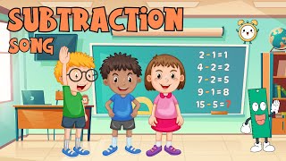 Super Fun Subtraction Song for kids! Learn to Subtract with Music &amp; Animation &amp; Fun!