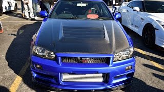 R34 GTR,P1,AND MORE,Houston Coffee and Cars 1-7-17