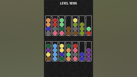 Ball Sort Puzzle Level 10105 / Water Sort Puzzle Level 10105  / all the same