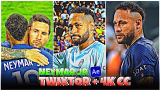 Neymar Jr Twixtor - Best 4k Clips + CC High Quality For Editing 🤙💥 #part7
