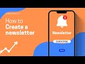 Why You Need a Newsletter