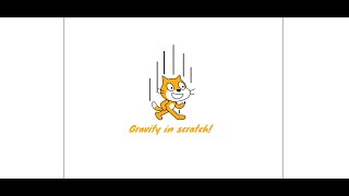 Gravity in Scratch - down & up, let's jump!