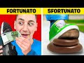 FORTUNATI VS SFORTUNATI!! 🍀 Momenti Divertenti su Cap e Kazu