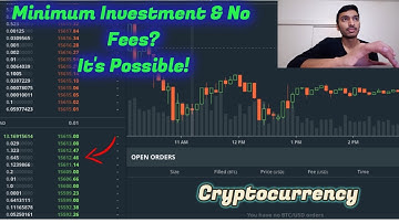 Bitcoin Trading For Beginners | Minimum Investment & NO FEES with GDAX Platform |