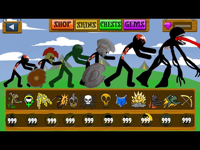 HACK MAX COUNT ALL NEW SKINS LEVEL BUY x9999 GEMS | STICK WAR LEGACY - KASUBUKTQ class=