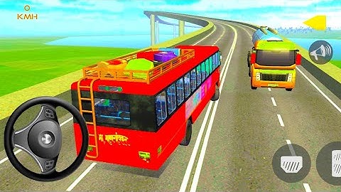 ꧁༺Indian Sleeping Bus Simulator Game New Map Videos part-7 || bus simulator 24༻꧂