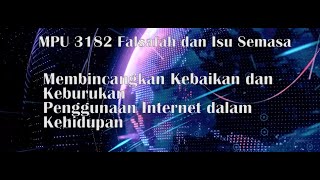 Kebaikan Keburukan Penggunaan Internet Dalam Kehidupan Mpu 3182 Falsafah Dan Isu Semasa Youtube