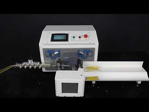 New 0.1-6mm² Cable Touch Screen Wire Stripping and Twisting Machine 806-N Double Wire Lines Automatic