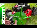 Greenscott lawn mower aeration wheel install  greenscottca