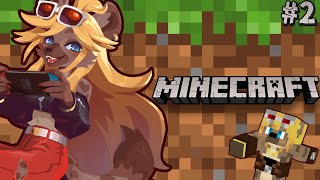 【Minecraft】マイクラ初心者ハイエナ ＃2【新人Vtuber】