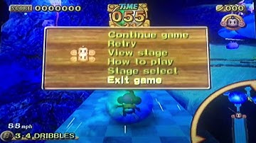 Super Monkey Ball 2 - World 3-4 Dribbles Pause Buffer Strat