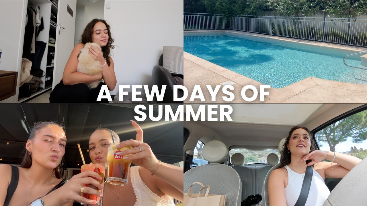 SUMMER DAYS IN THE SOUTH OF FRANCE | realistic routines, hanging out with friends & work