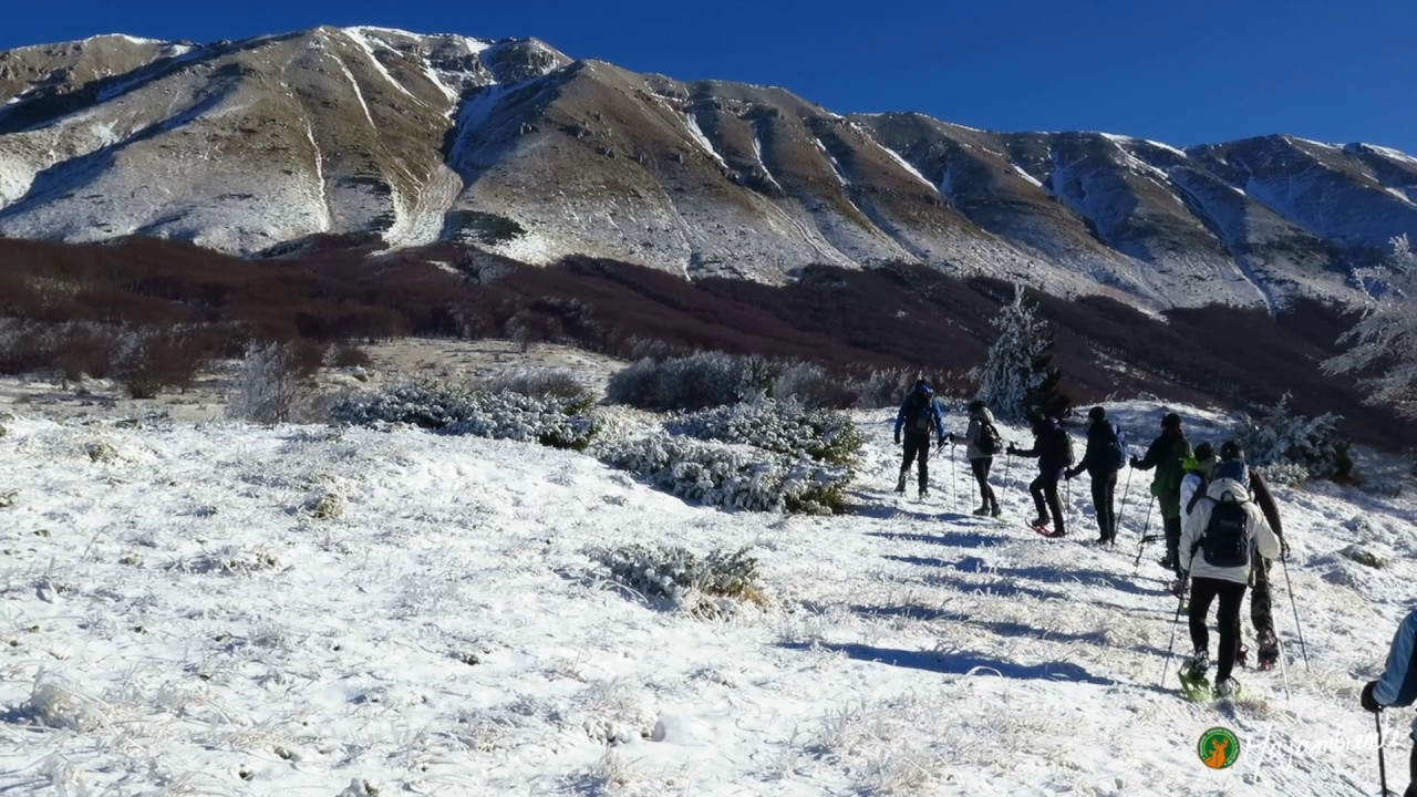 Majambiente  con le ciaspole sulla Majella
