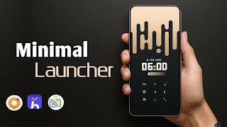 "The Cleanest Android Setup 🤯 ll  You’ve Ever Seen — 'Minimal Launcher' Look!" screenshot 2