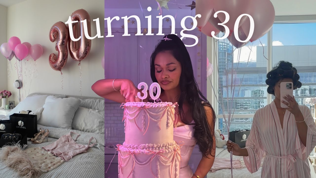 how I spent my 30th birthday♡ pilates, decorating, getting ready & dinner