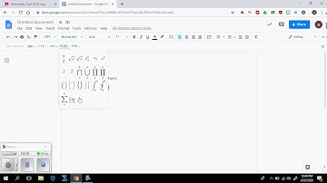 Using Equation Editor with Google Docs