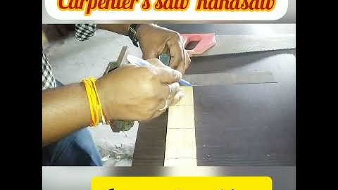 ##short video handsaw, In woodworking & Carpentry, panel saw