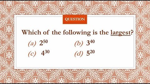 A question on Powers | CSIR-NET June 2019 | General Aptitude | July Mary Mathew