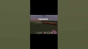 train mod in Minecraft #minecraft #shorts