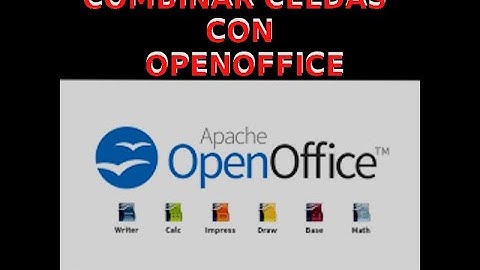 Combinar celdas con OpenOffice