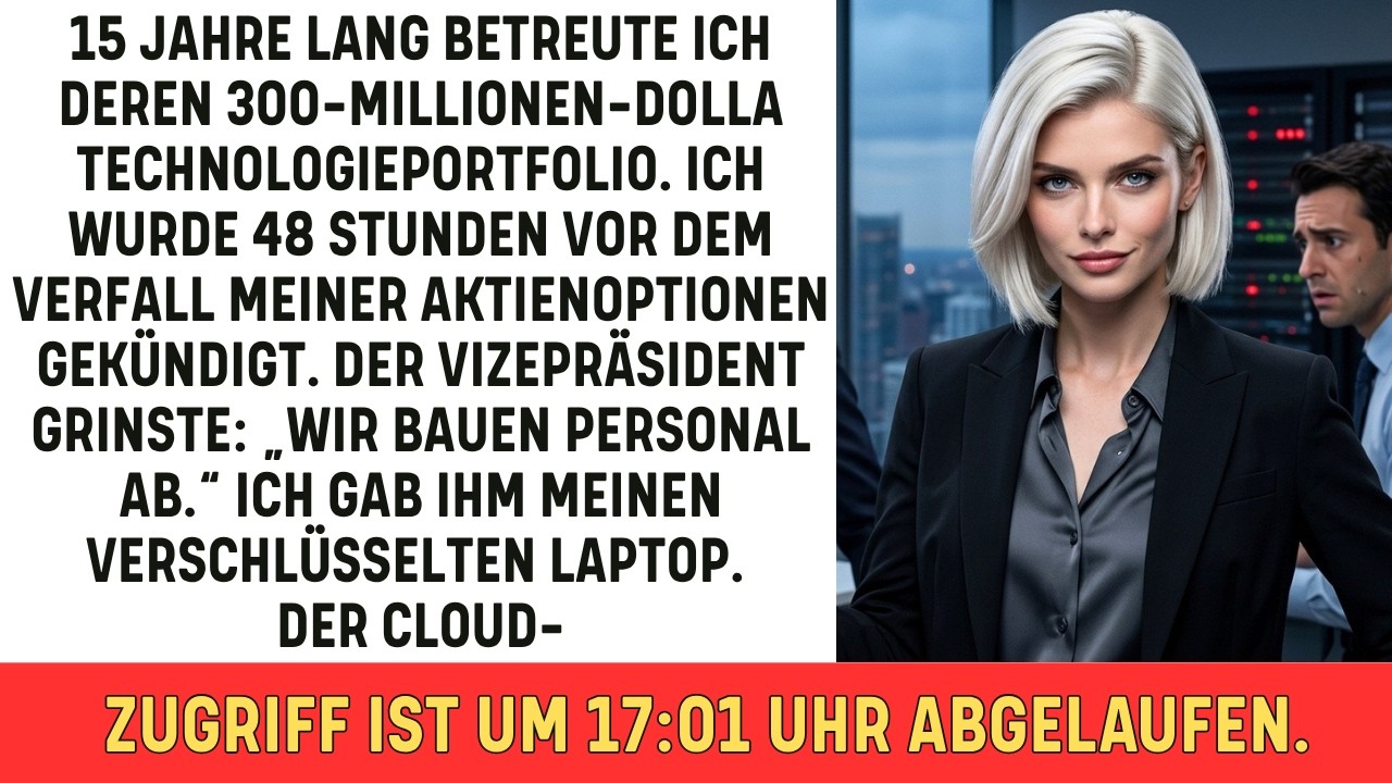 48 Stunden vor Auszahlung von Aktien im Wert von 107.000 US-Dollar entlassen – Vizepräsident gerä...