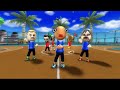 going pro in every wii sports resort sport - basketball