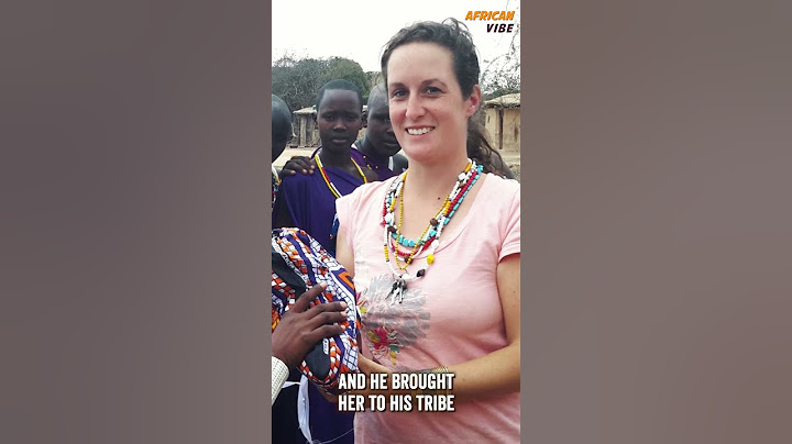 German Woman married a Masaai Warrior! 🤯 #shorts