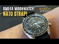 Cool NATO Straps on Omega Speed Master Moonwatch