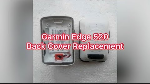 Cara Tukar Back Cover Garmin Edge 520