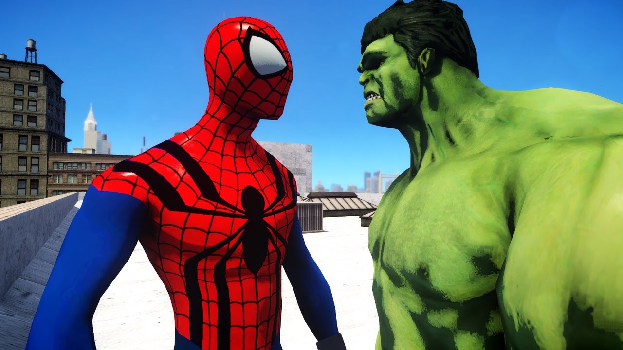 Cartoni Animati Hulk E Spiderman In Italiano