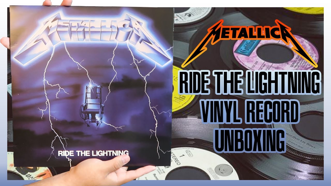 Metallica - Ride The Lightning Vinyl Unboxing 