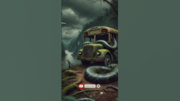 AI Nature Exploration | Amazing Scenery | Python vs. Forgotten Buses #short #shorts