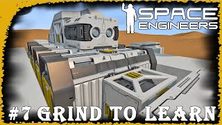 Making A Modular Cargo System - Grind To Learn | Space Engineers Survival #07