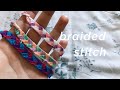 braided stitch bracelet tutorial! (beginner)