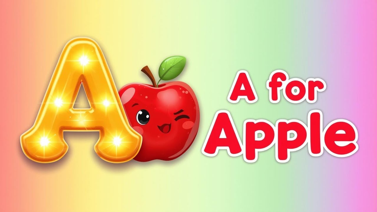 Phonics Song with TWO Words - A For Apple B For Ball - ABC Alphabet ...